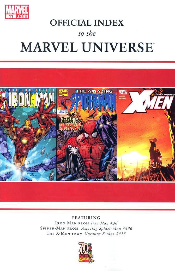 Official Index to the Marvel Universe Vol. 1 #11