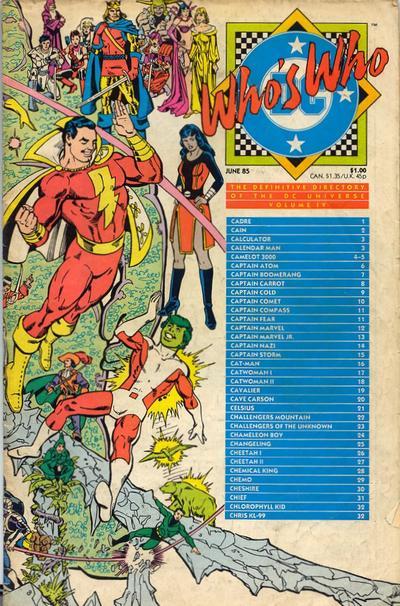 Who's Who: The Definitive Directory of the DC Universe Vol. 1 #4