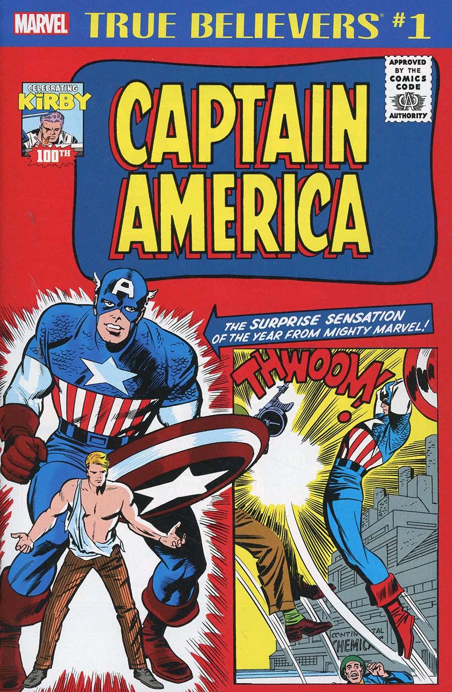True Believers Jack Kirby 100th Anniversary Captain America Vol. 1 #1