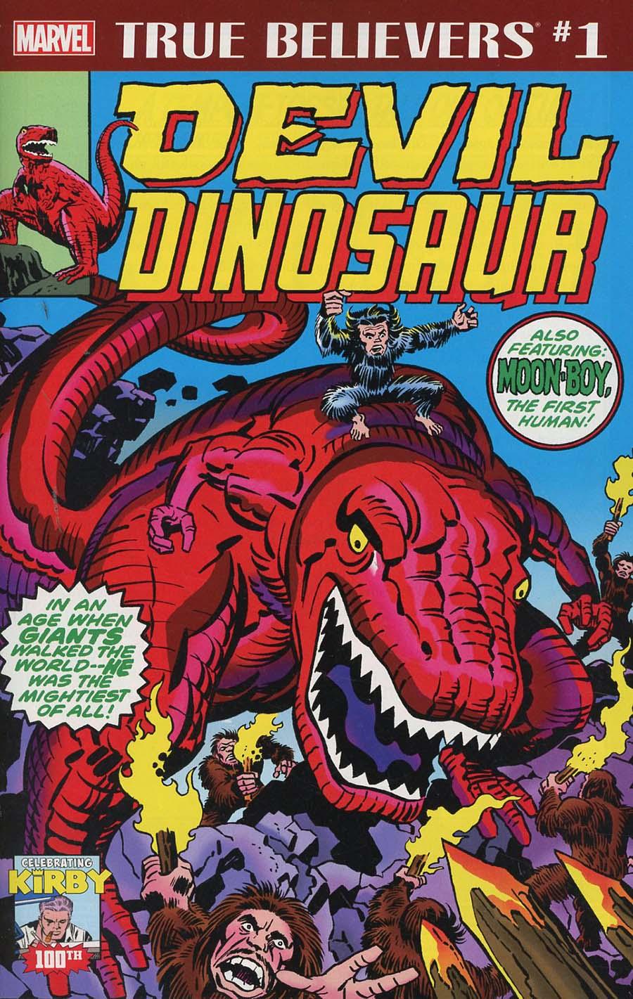 True Believers Jack Kirby 100th Anniversary Devil Dinosaur Vol. 1 #1