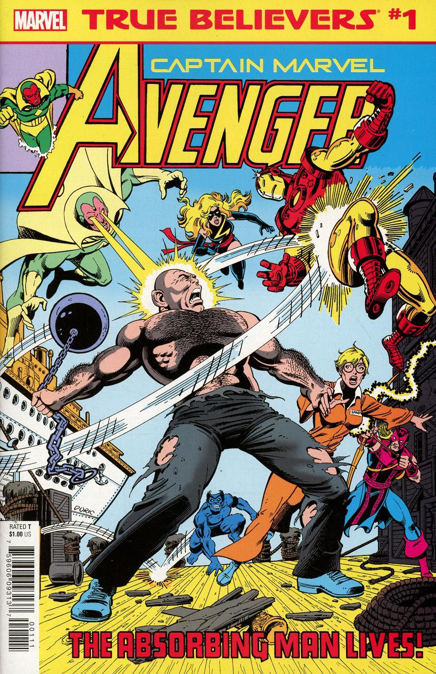 True Believers Captain Marvel Avenger Vol. 1 #1