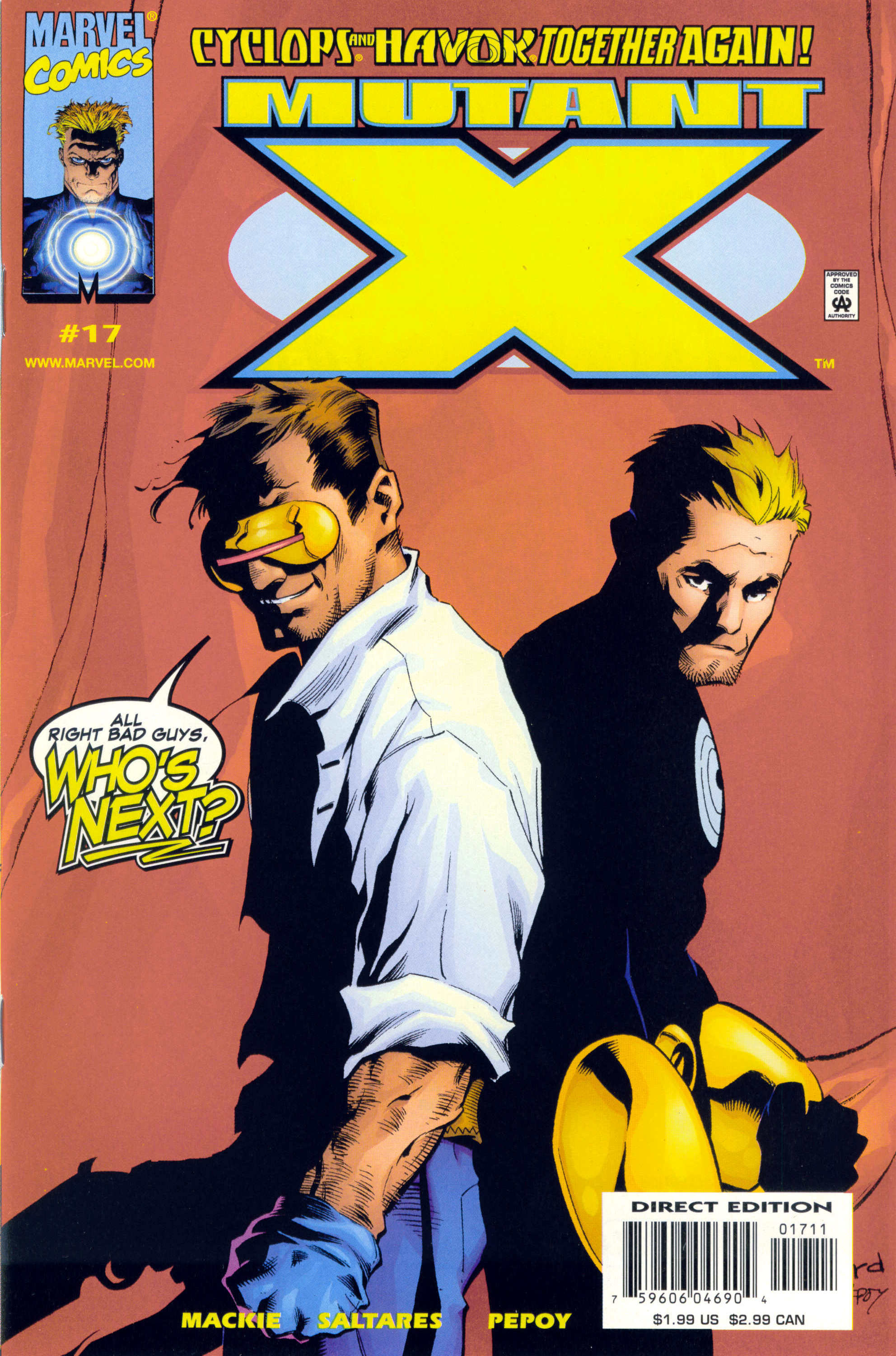 Mutant X Vol. 1 #17