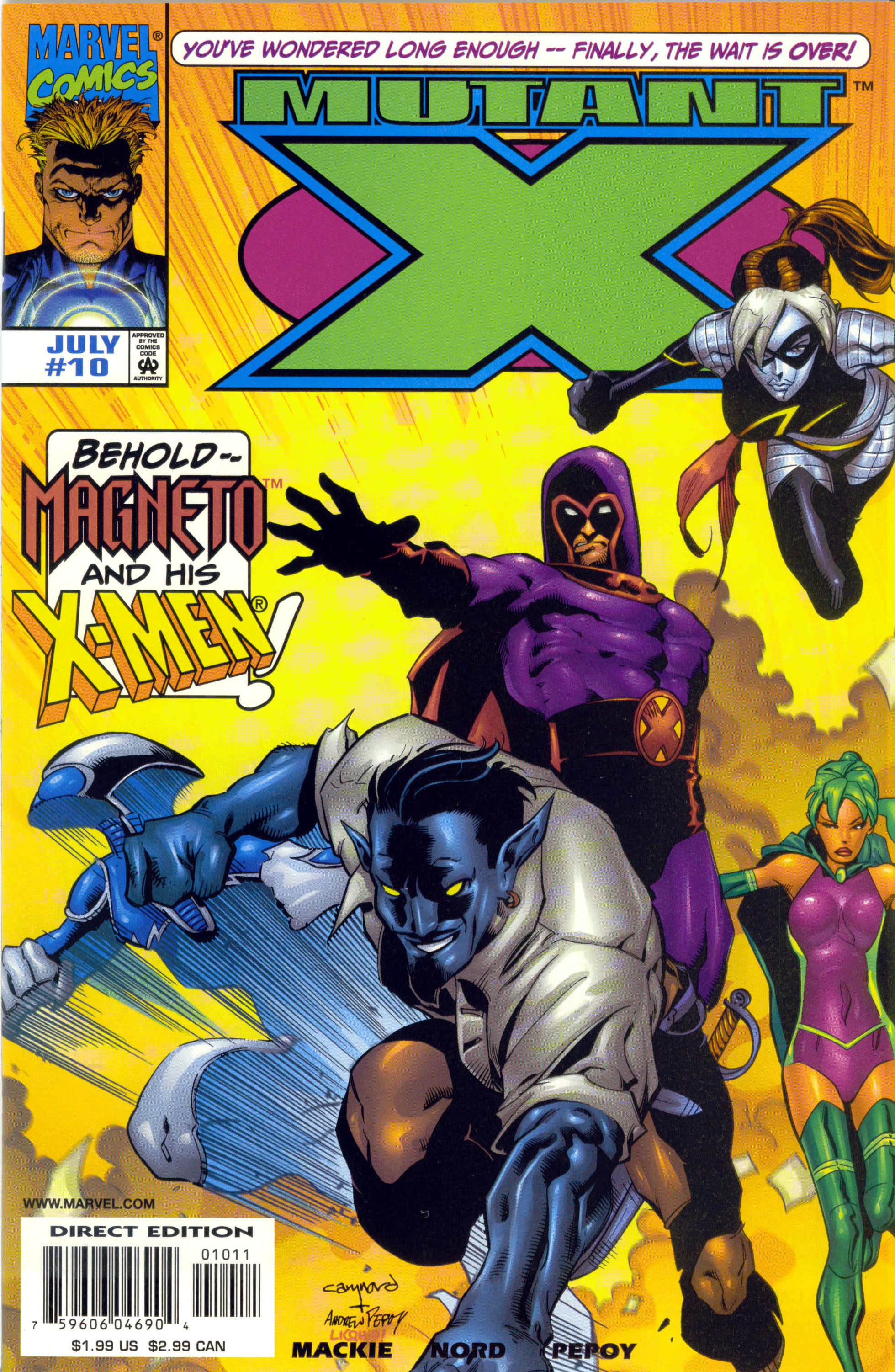 Mutant X Vol. 1 #10