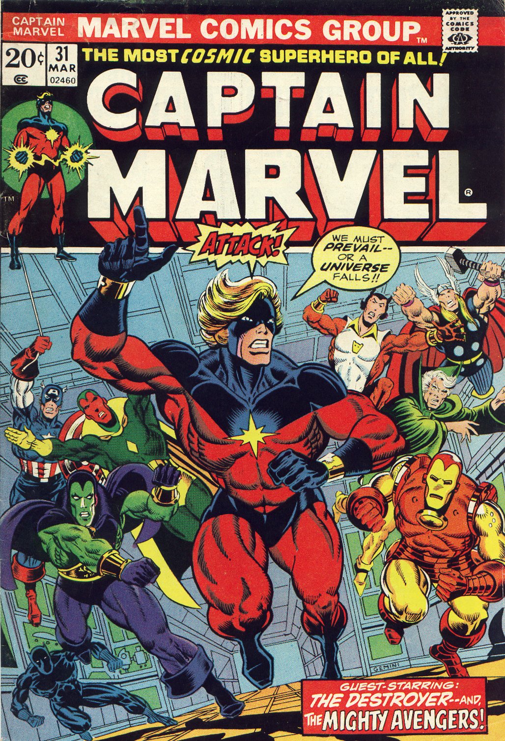 Captain Marvel Vol. 1 #31