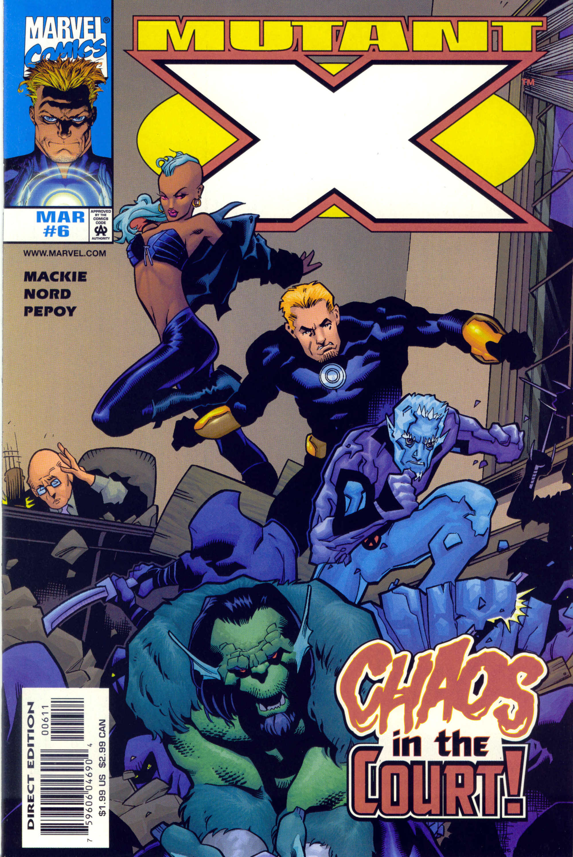 Mutant X Vol. 1 #6