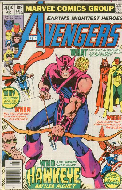 The Avengers Vol. 1 #189