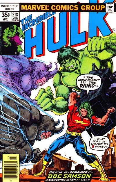 The Incredible Hulk Vol. 1 #218