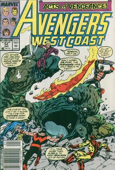 Avengers: West Coast Vol. 1 #54