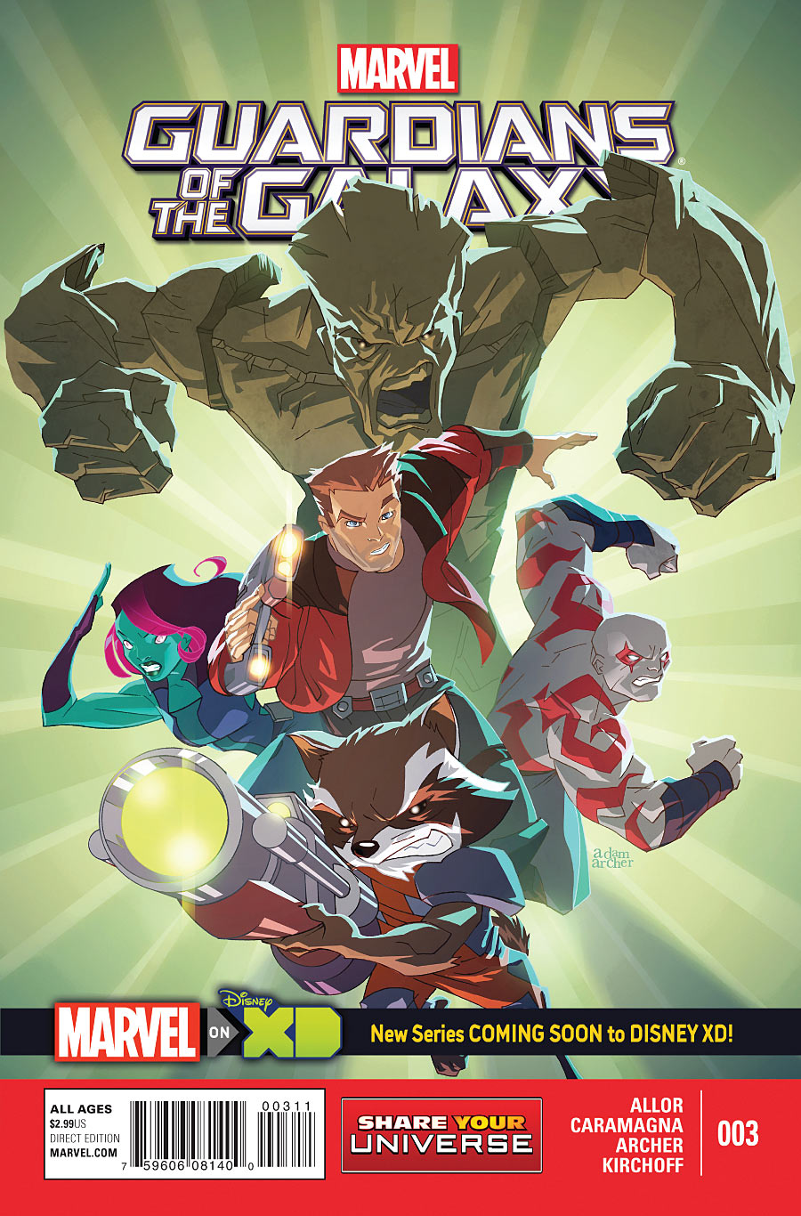 Marvel Universe Guardians of the Galaxy Vol. 1 #3