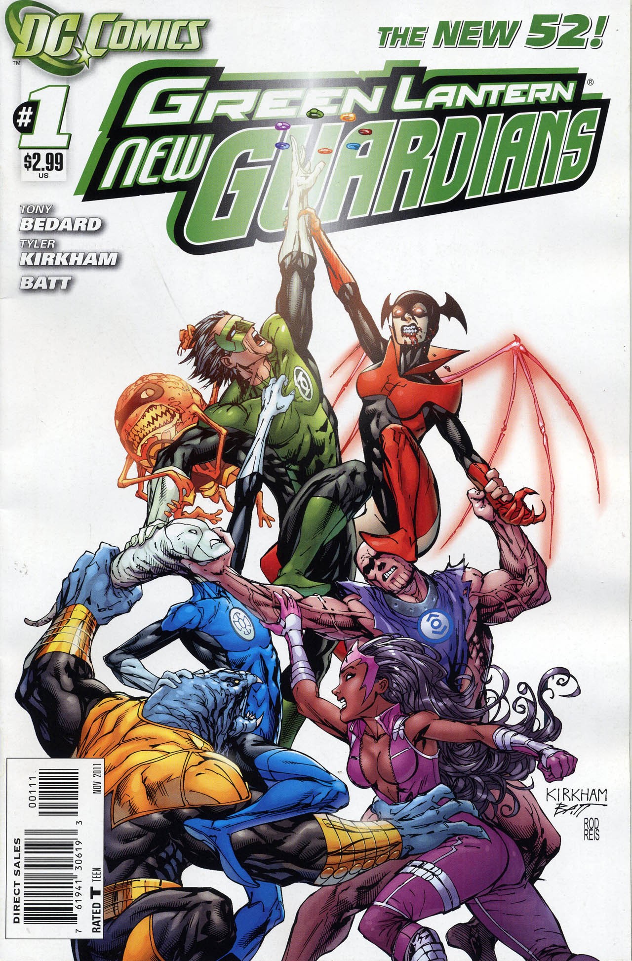 Green Lantern: New Guardians Vol. 1 #1