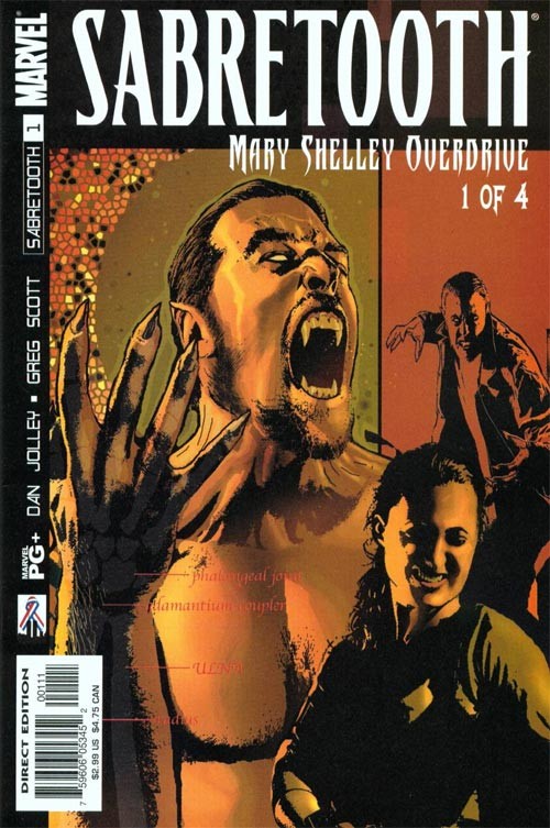 Sabretooth Mary Shelley Overdrive Vol. 1 #1