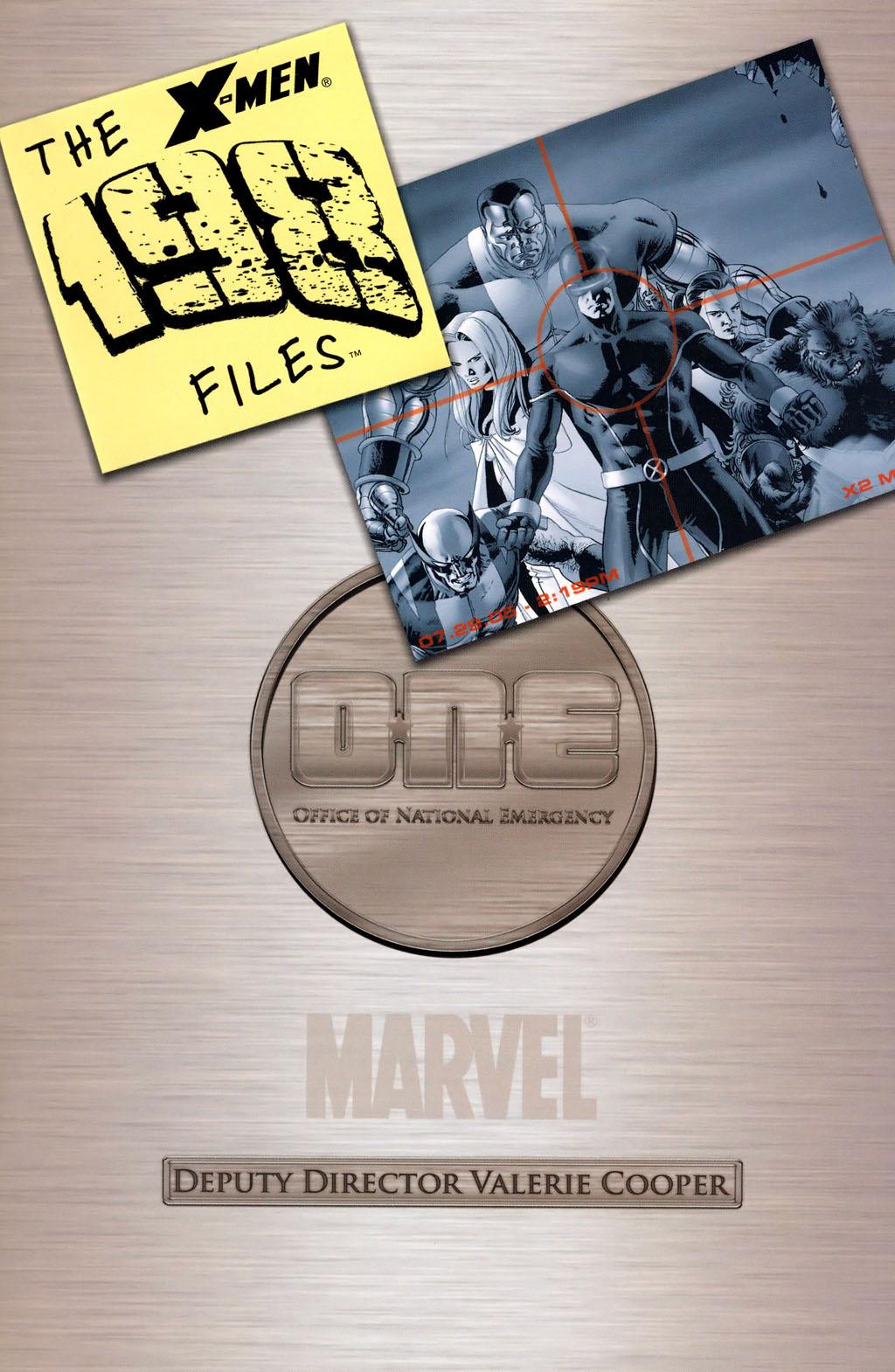 X-Men: The 198 Files Vol. 1 #1