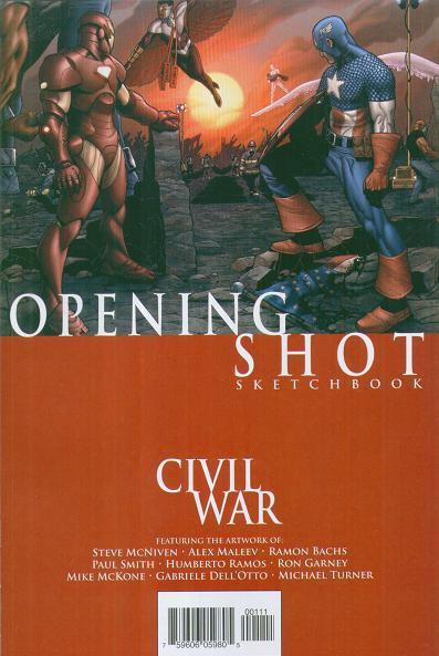 Civil War Opening Shot Sketchbook Vol. 1 #1