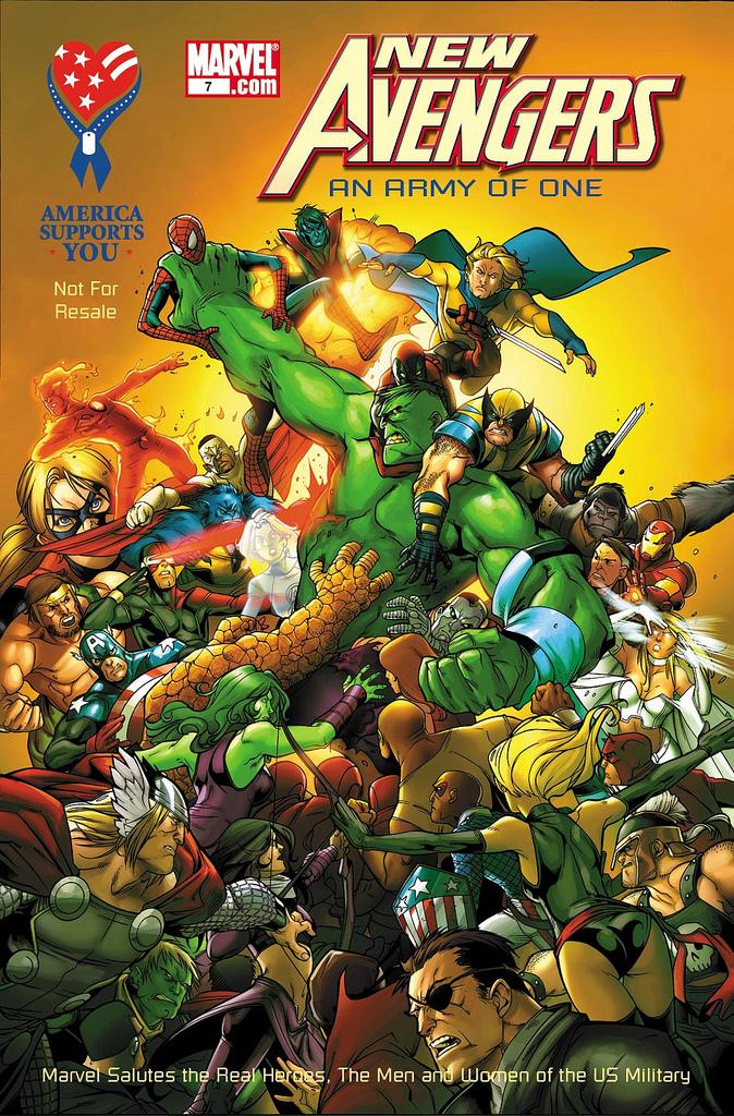 New Avengers Marvel Salutes the U.S. Military Vol. 1 #7