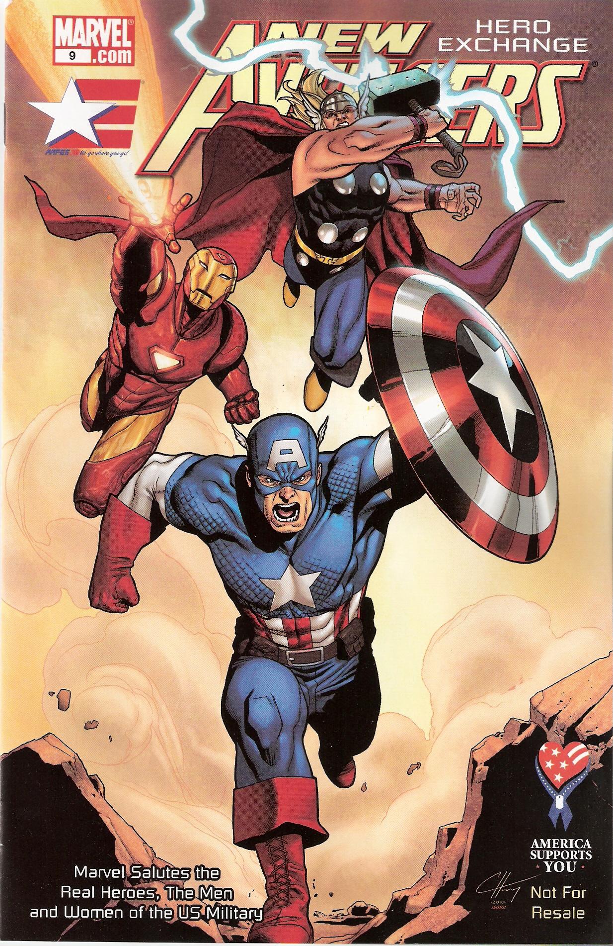 New Avengers Marvel Salutes the U.S. Military Vol. 1 #9