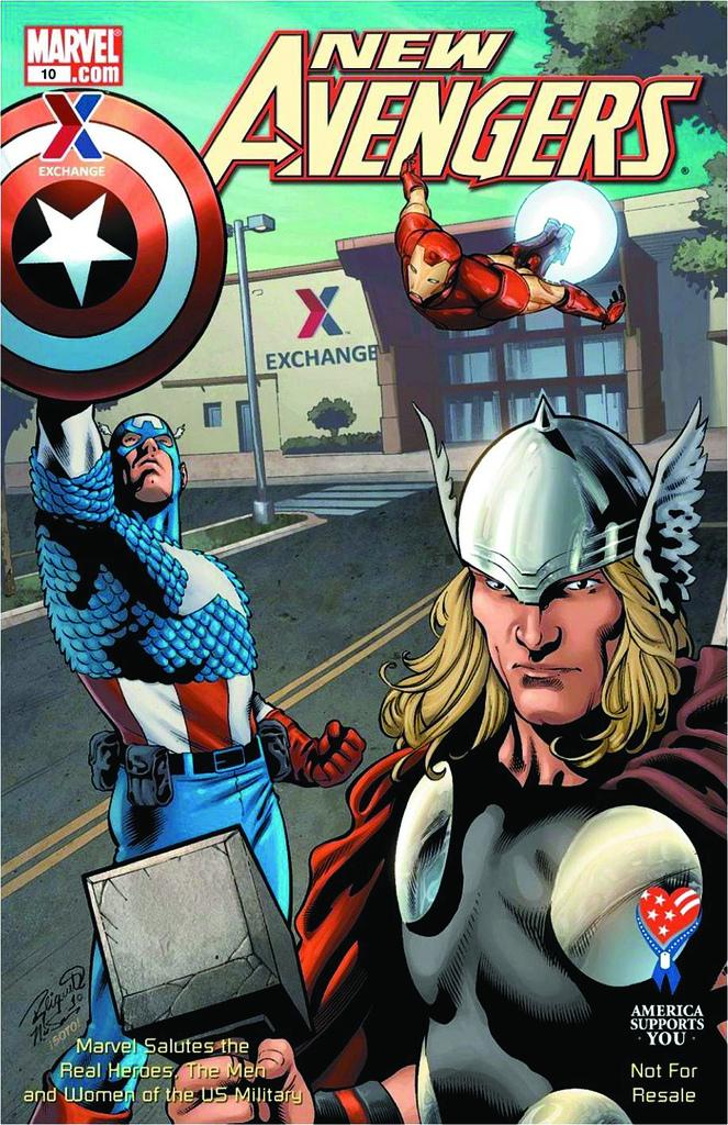 New Avengers Marvel Salutes the U.S. Military Vol. 1 #10