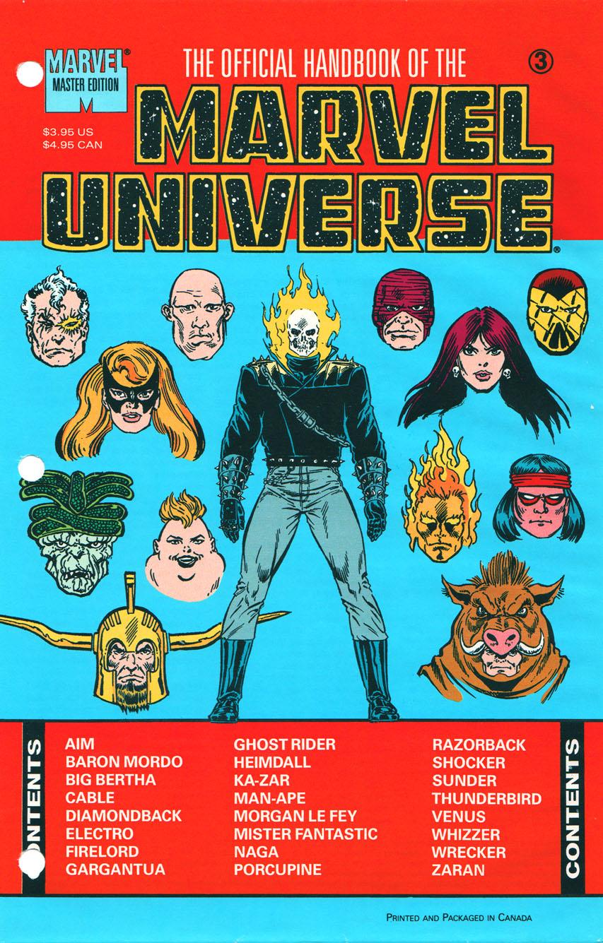 Official Handbook of the Marvel Universe Master Edition Vol. 1 #3