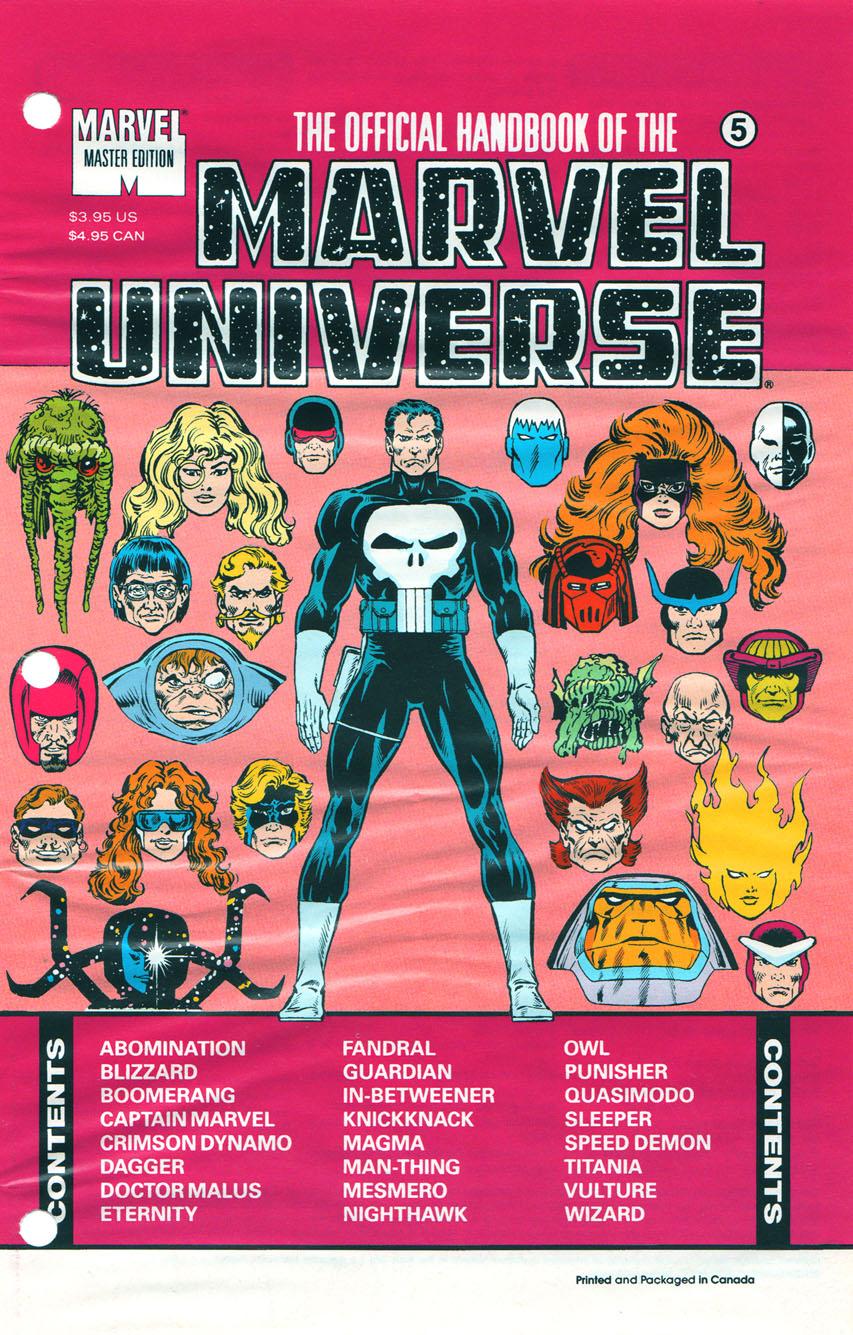 Official Handbook of the Marvel Universe Master Edition Vol. 1 #5