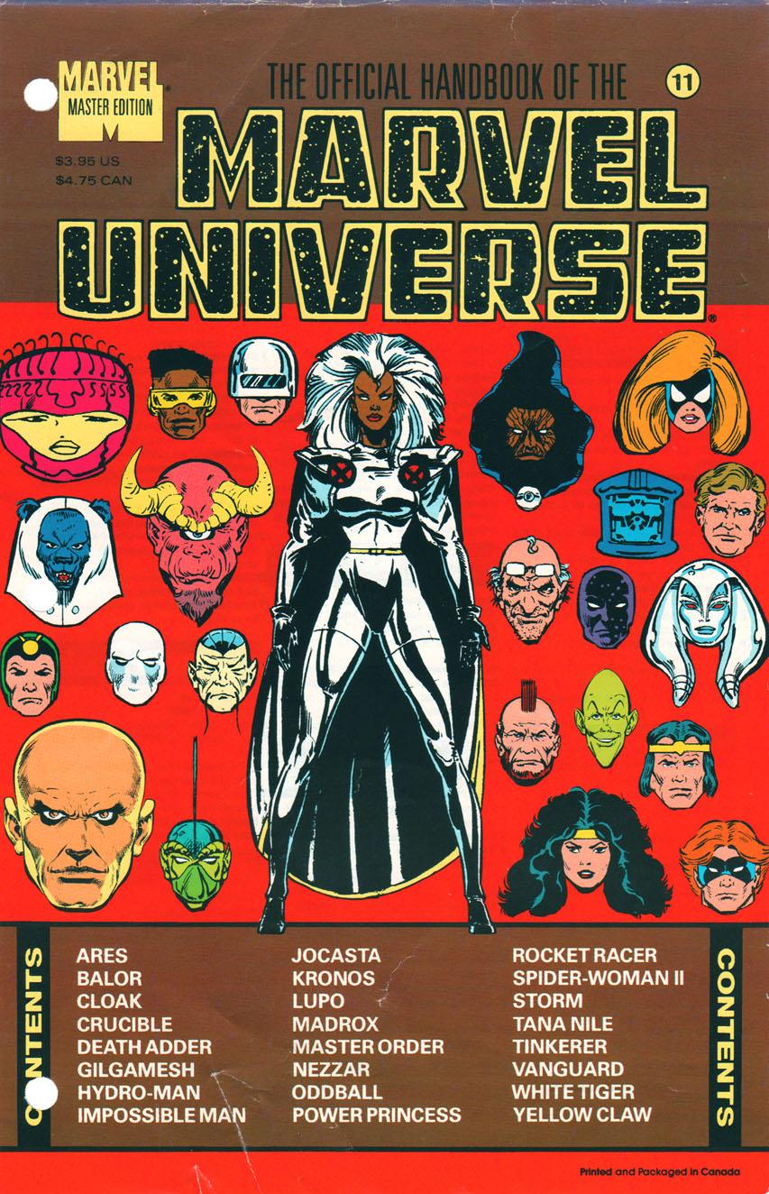 Official Handbook of the Marvel Universe Master Edition Vol. 1 #11
