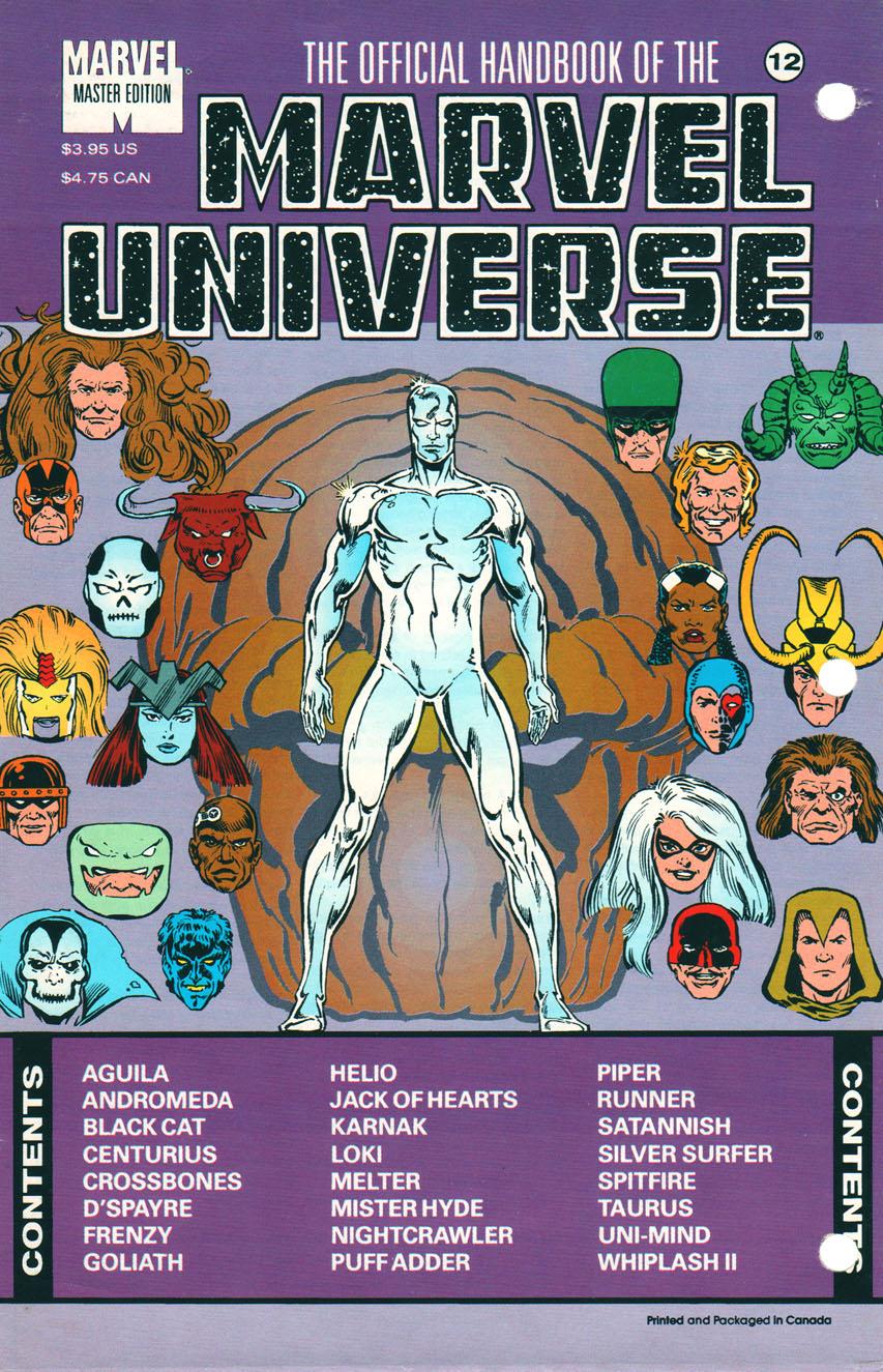 Official Handbook of the Marvel Universe Master Edition Vol. 1 #12