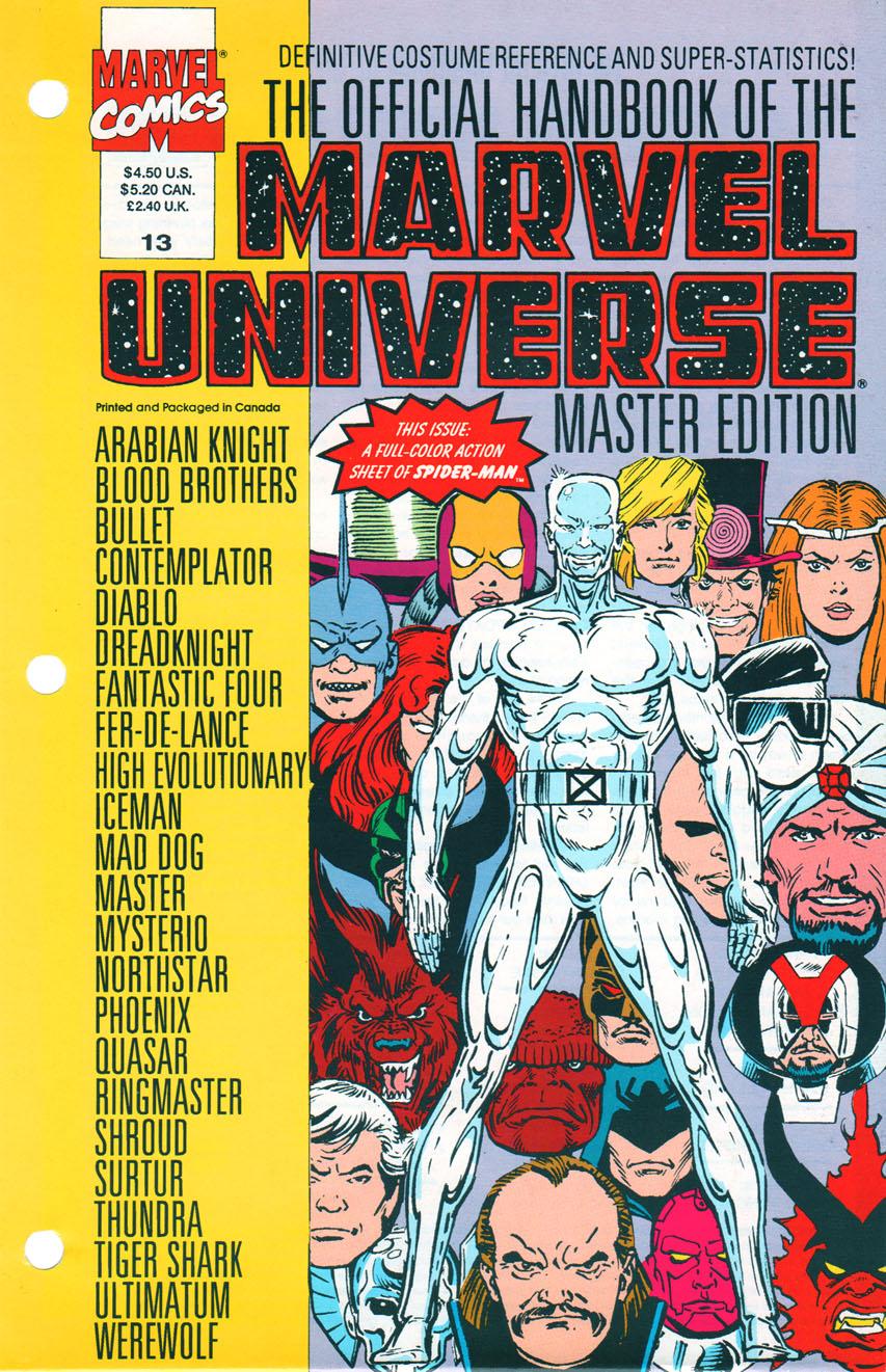 Official Handbook of the Marvel Universe Master Edition Vol. 1 #13