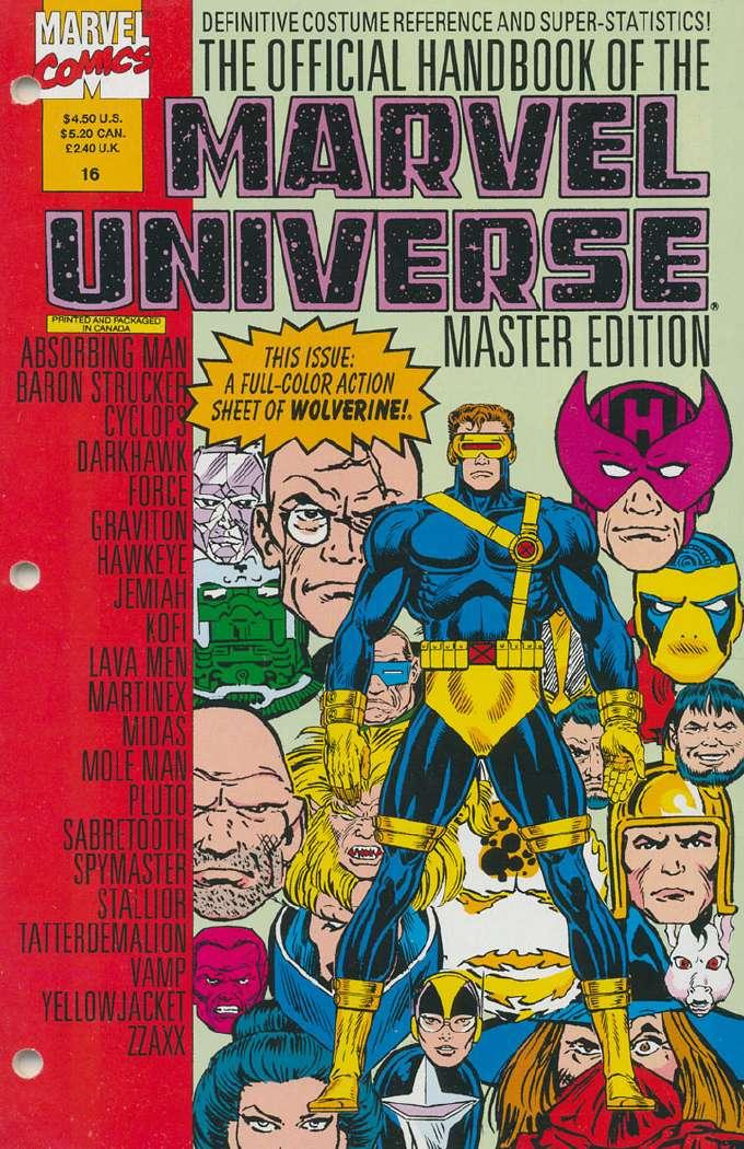 Official Handbook of the Marvel Universe Master Edition Vol. 1 #16