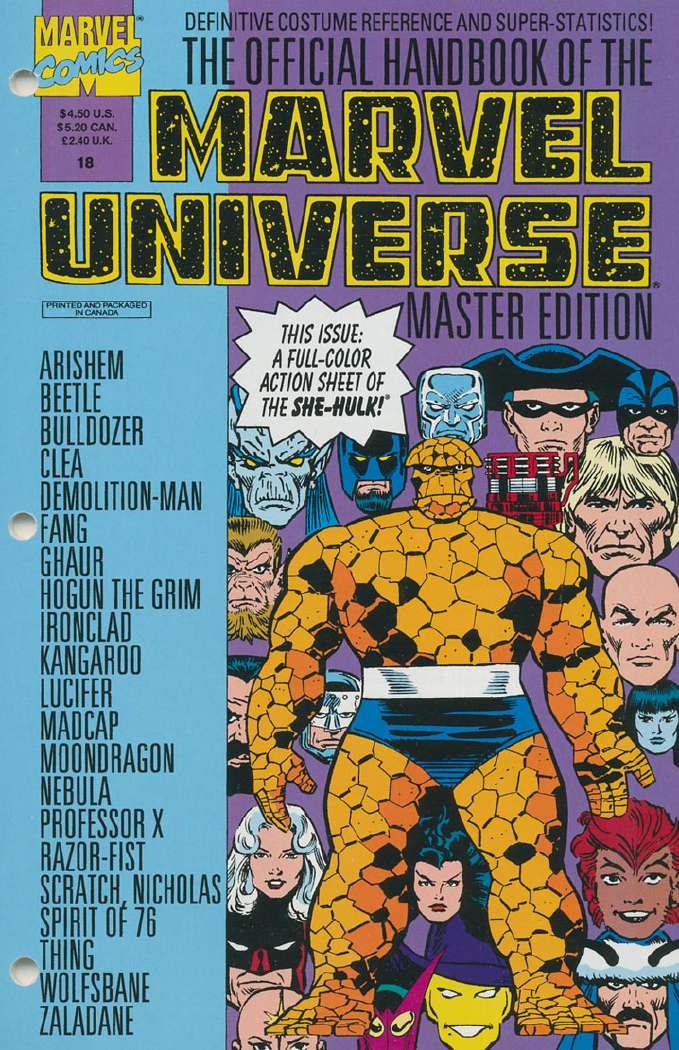 Official Handbook of the Marvel Universe Master Edition Vol. 1 #18