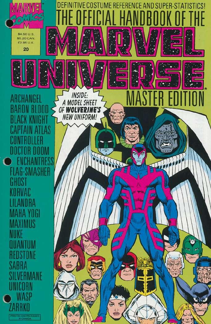 Official Handbook of the Marvel Universe Master Edition Vol. 1 #20