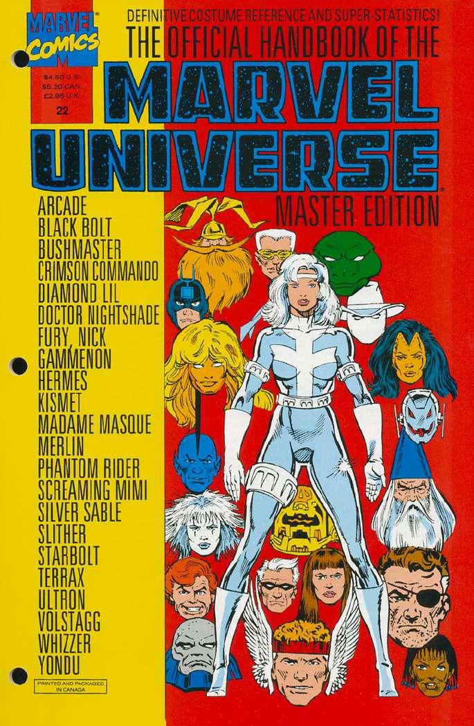 Official Handbook of the Marvel Universe Master Edition Vol. 1 #22