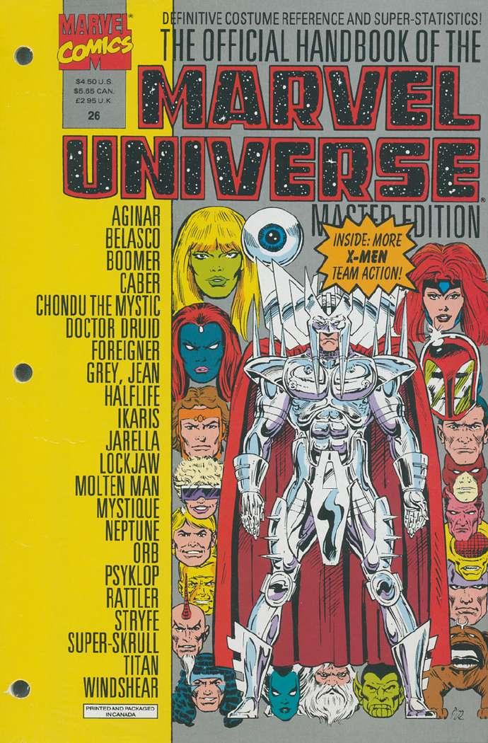 Official Handbook of the Marvel Universe Master Edition Vol. 1 #26
