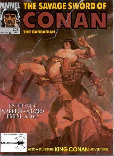 Savage Sword of Conan Vol. 1 #205