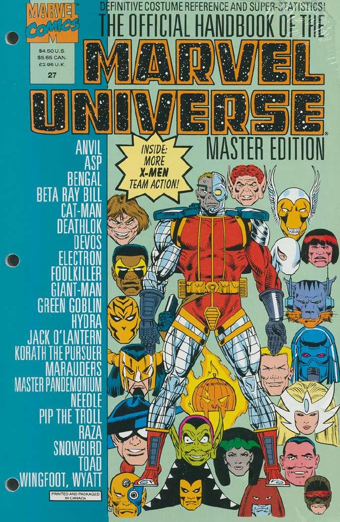 Official Handbook of the Marvel Universe Master Edition Vol. 1 #27