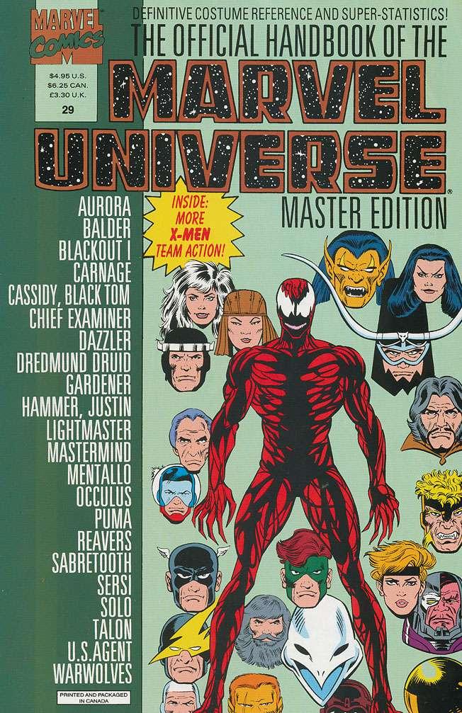 Official Handbook of the Marvel Universe Master Edition Vol. 1 #29