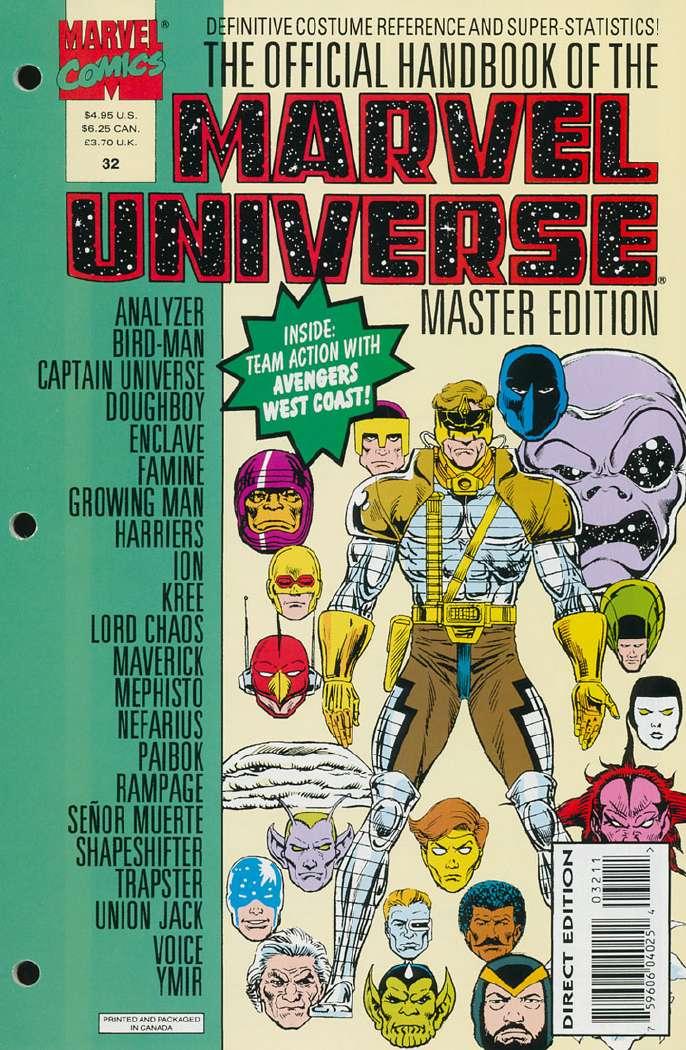 Official Handbook of the Marvel Universe Master Edition Vol. 1 #32