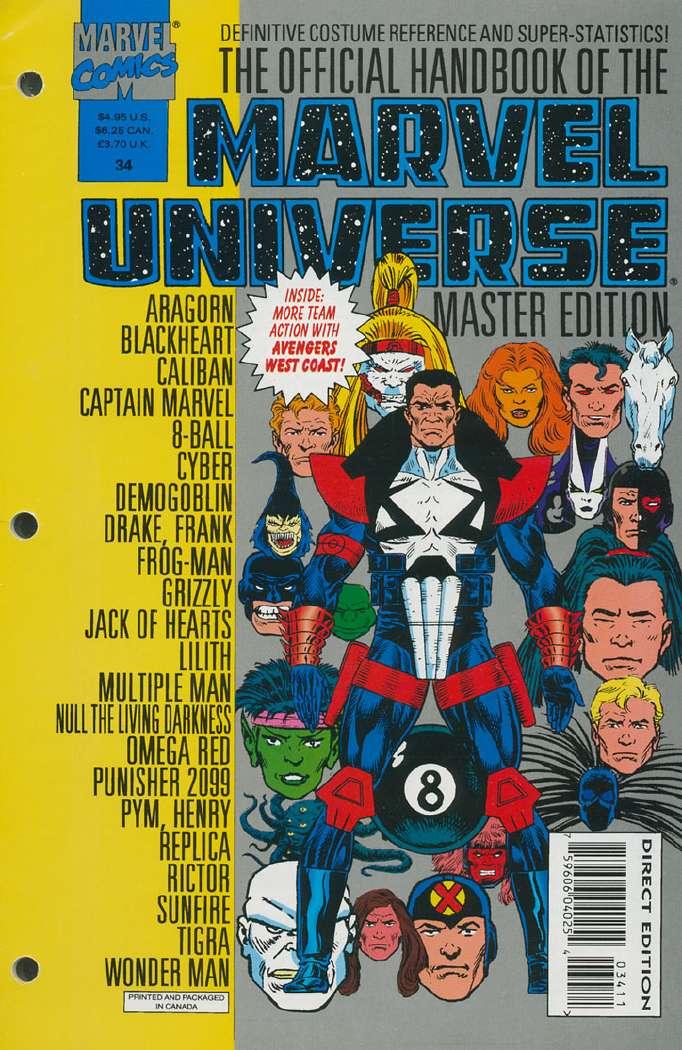 Official Handbook of the Marvel Universe Master Edition Vol. 1 #34