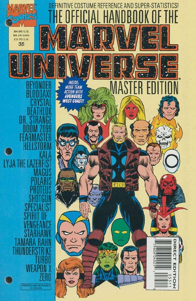 Official Handbook of the Marvel Universe Master Edition Vol. 1 #35