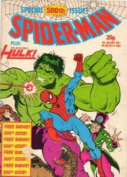 Spider-Man (UK) Vol. 1 #500
