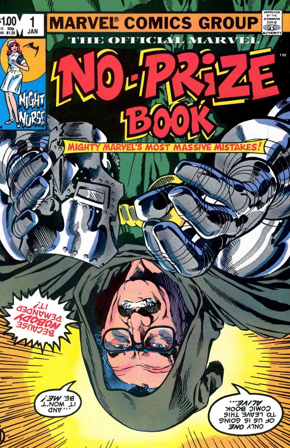 The Marvel No-Prize Book Vol. 1 #1