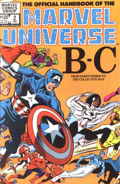 Official Handbook of the Marvel Universe Vol. 1 #2