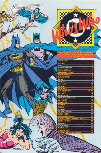 Who's Who: The Definitive Directory of the DC Universe Vol. 1 #2