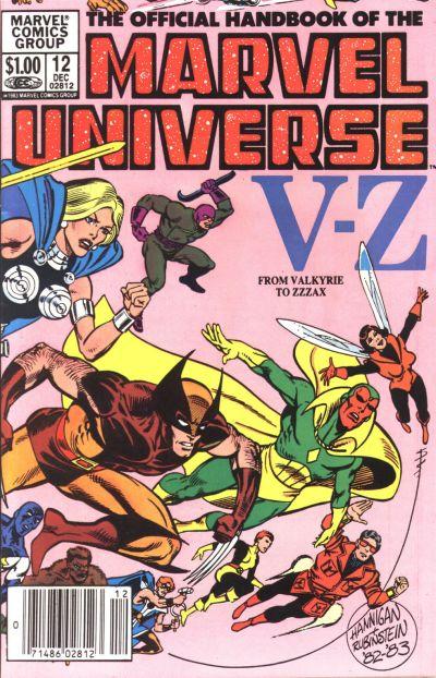 Official Handbook of the Marvel Universe Vol. 1 #12