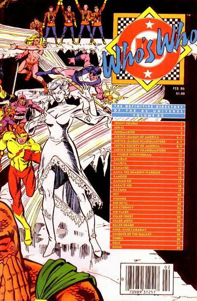 Who's Who: The Definitive Directory of the DC Universe Vol. 1 #12