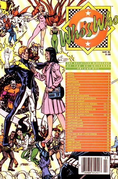 Who's Who: The Definitive Directory of the DC Universe Vol. 1 #13