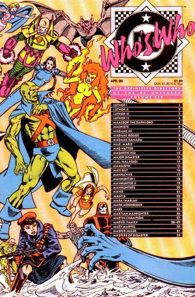 Who's Who: The Definitive Directory of the DC Universe Vol. 1 #14