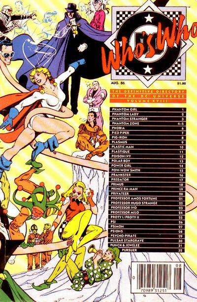 Who's Who: The Definitive Directory of the DC Universe Vol. 1 #18