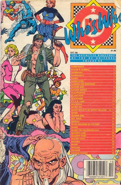 Who's Who: The Definitive Directory of the DC Universe Vol. 1 #20