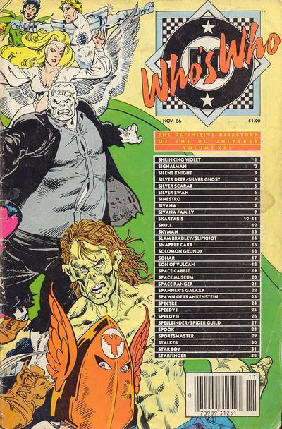 Who's Who: The Definitive Directory of the DC Universe Vol. 1 #21