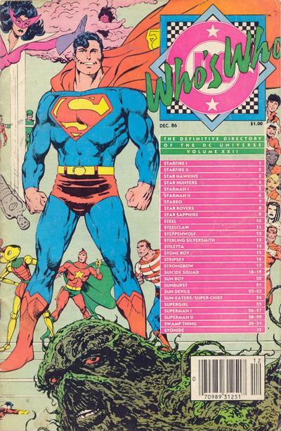 Who's Who: The Definitive Directory of the DC Universe Vol. 1 #22