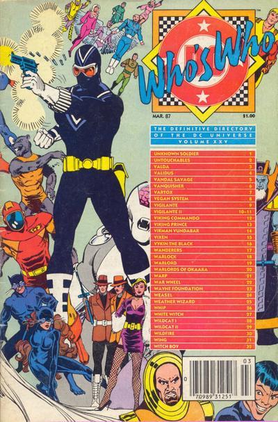 Who's Who: The Definitive Directory of the DC Universe Vol. 1 #25