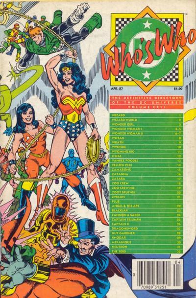 Who's Who: The Definitive Directory of the DC Universe Vol. 1 #26